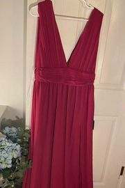 Sweet Sophistication Maxi Dress in Fuchsia