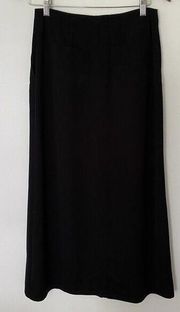 New York & Co Women's Vintage Black Maxi Skirt Sz 4