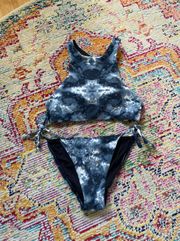 Cikada Australia Blue Tie Dye Bikini Set