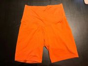 Wild Fable Orange Biker Shorts