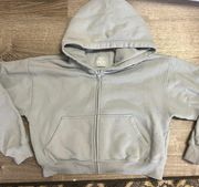 cozy fleece boyfriend boxy zip