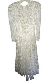 Jessica McClintock Bridal Ivory Lace Dress