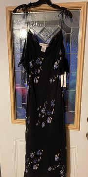 Black Floral Dress 