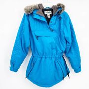 VINTAGE LL BEAN Blue Hooded Parka