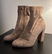 Echo Suede Sock Booties