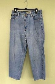 Vtg 90’s L.L Bean Jeans Relaxed Fit Women Sz 14 Tall Grunge Distressed Baggy​​