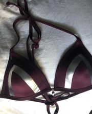 CLOSET SALE CHECK COMMENTS Maroon Custom Bathing Suit Top