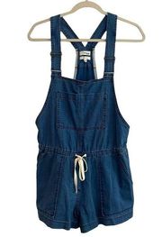 Wilfred Free Denim Overalls XS Extra Small Women's Shorts Shortalls Medium Wash