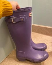 Hunter Purple Rain Boots