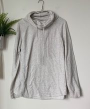 32 Degrees Heat Funnel Neck Light Gray Hoodie