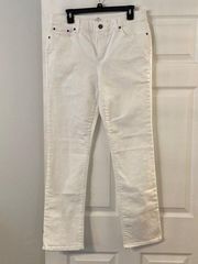 St John’s Bay Straight Leg White Jeans size 12L inseam 30.5 BNWOT