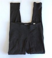 Vince Stretch Tweed Pull-On‎ Skinny Leggings Womens Size S Grey Gray Charcoal