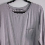 Prana Womens Gray Modal Tee Size XL