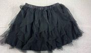 XS 6yr Cherokee Black shred tutu skirt costume