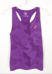 Asics Motion Dry Workout Tank Top Purple Size XS