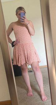 Pink Floral  Dress