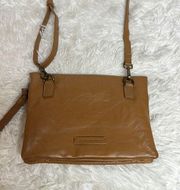 Leather wristlet/ Crossbody Bag