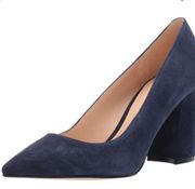 Botkier Stella Pointed Toe Pumps in Navy Suede