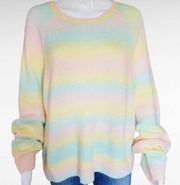 BB Dakota Patel Striped Ombre Wool Blend Sweater Size XXL
