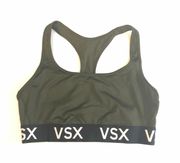 Olive Green and Black Sports Bra VSX