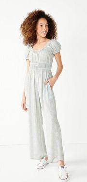 Smocked Waist Jumpsuit NWT