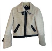 BERSHKA SHERPA TEDDY JACKET