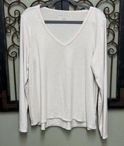 American Eagle  soft long sleeve vneck top