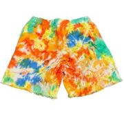 BP Women's Size XS Orange Tie Dye Denim Shorts Size XS NWT