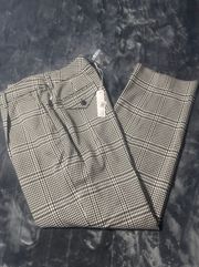 Pants brown black pockets side and back Size 12 NWT