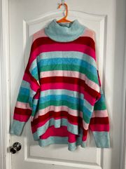 Cabana by  Colorful Striped Sweater Size XL.  029