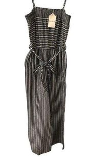 Hem & Thread Stripe Jumpsuit size small