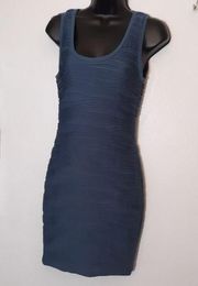 Rachel Roy short blue body con dress