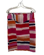 Diane Von Furstenberg watercolor skirt size 10