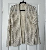 Sky & Sparrow Open Front Loose Knit Cardigan - Size M