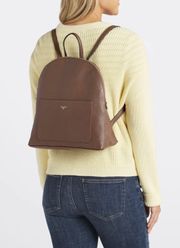 Mara Leather Backpack in Cognac