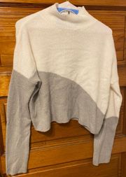 White And Gray Sweater