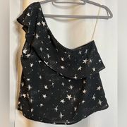 One Shoulder Star Blouse