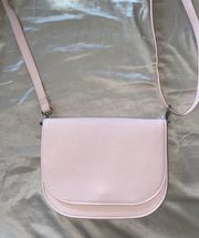 Jewell Thirty One Crossbody Fold Over Purse  Light Pink