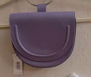 JW PEI Double Moon Bracelet Crossbody Bag NWOT Violet W silver hardware