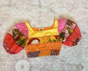 Multicolored Cropped Top