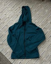 Dark Teal Zip Up