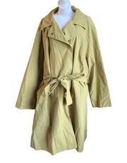 Ava&Viv women's olive green trench coat size 2XL, NWT