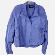 Athleta Arrival Jacket Windbreaker Women's Lavender Purple Vented Medium