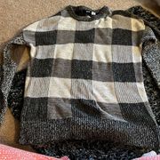 Bdg plaid elbow patch sweater small