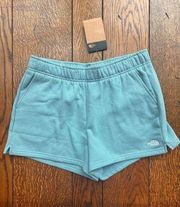 Women's Half Dome Fleece Shorts Reef Waters Blue L NWT