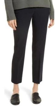 NWT Vince. Tapered Flat Front Ankle Wool Trousers Coastal Blue Size 0