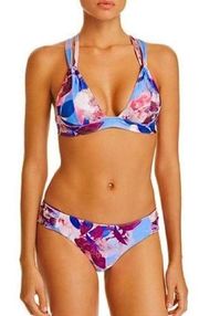 New. BECCA floral bikini set. S-bottom/D-cup top. MSRP $149