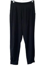 NWT S.Y.L.K. Black Coco Trouser Pants Gold Buttons Size Small