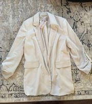 NWOT  Women’s Open Front Blazer Tan Size Medium