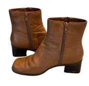 Madeline Stuart Forward Vintage y2K Ankle Boots Size 6.5 Brown Sugar